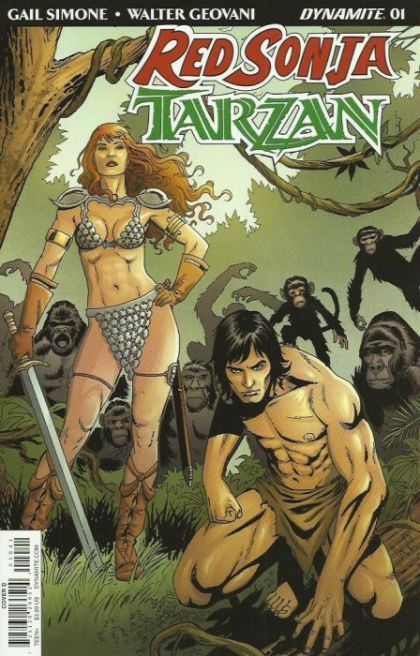 RED SONJA / TARZAN #1D - WALTER GEOVANI