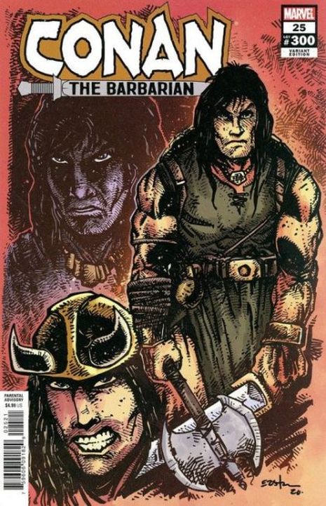 CONAN THE BARBARIAN, VOL. 3 #25B - INCENTIVE KEVIN EASTMAN DESIGN VARIANT