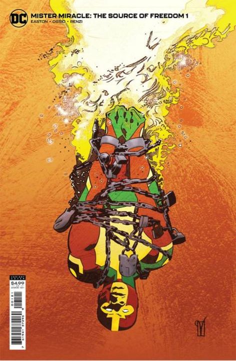 MISTER MIRACLE: THE SOURCE OF FREEDOM #1B - VALENTINE DE LANDRO CARD STOCK