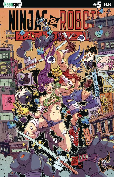 NINJAS & ROBOTS #5A -
