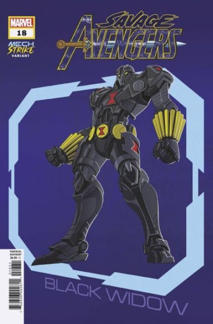 SAVAGE AVENGERS, VOL. 1 #18C - LEO CASTELLANI AVENGERS MECH STRIKE