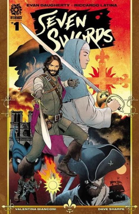 SEVEN SWORDS #1A - ANDY CLARKE & JOSE VILLARRUBIA