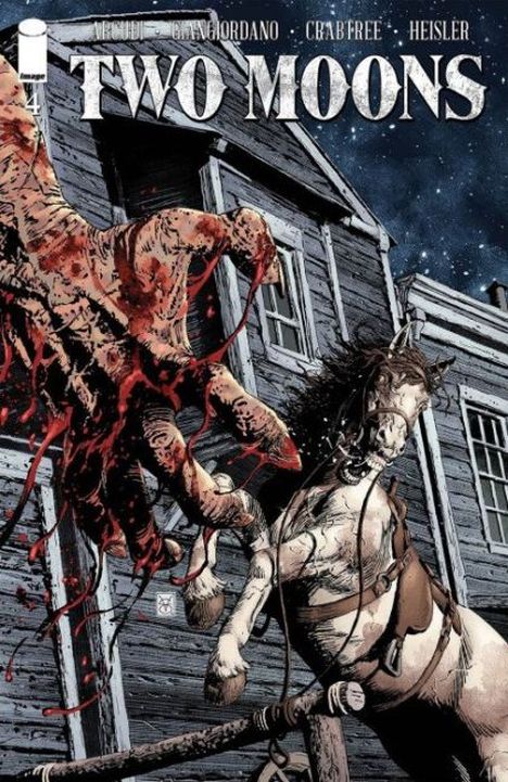 TWO MOONS #4A - VALERIO GIANGIORDANO & BILL CRABTREE